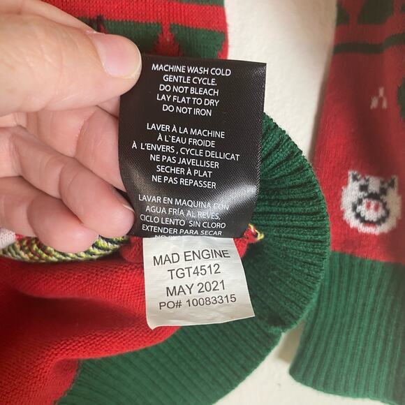 Disney Pixar Baby Sz 12M Toy Story Merry Rex-Mas Christmas Holiday Knit Sweater - Picture 6 of 7
